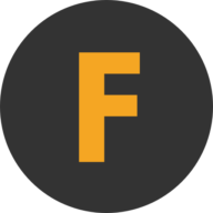 Orange Letter F